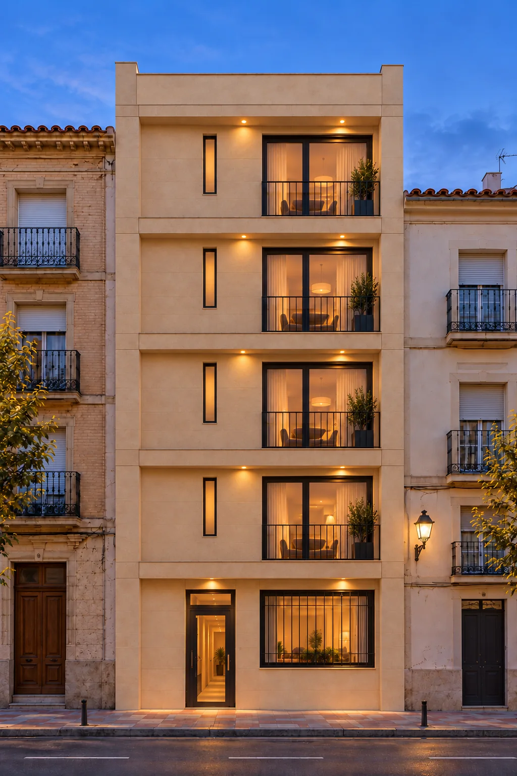 Render conceptual de la promoción de Casetas, Zaragoza