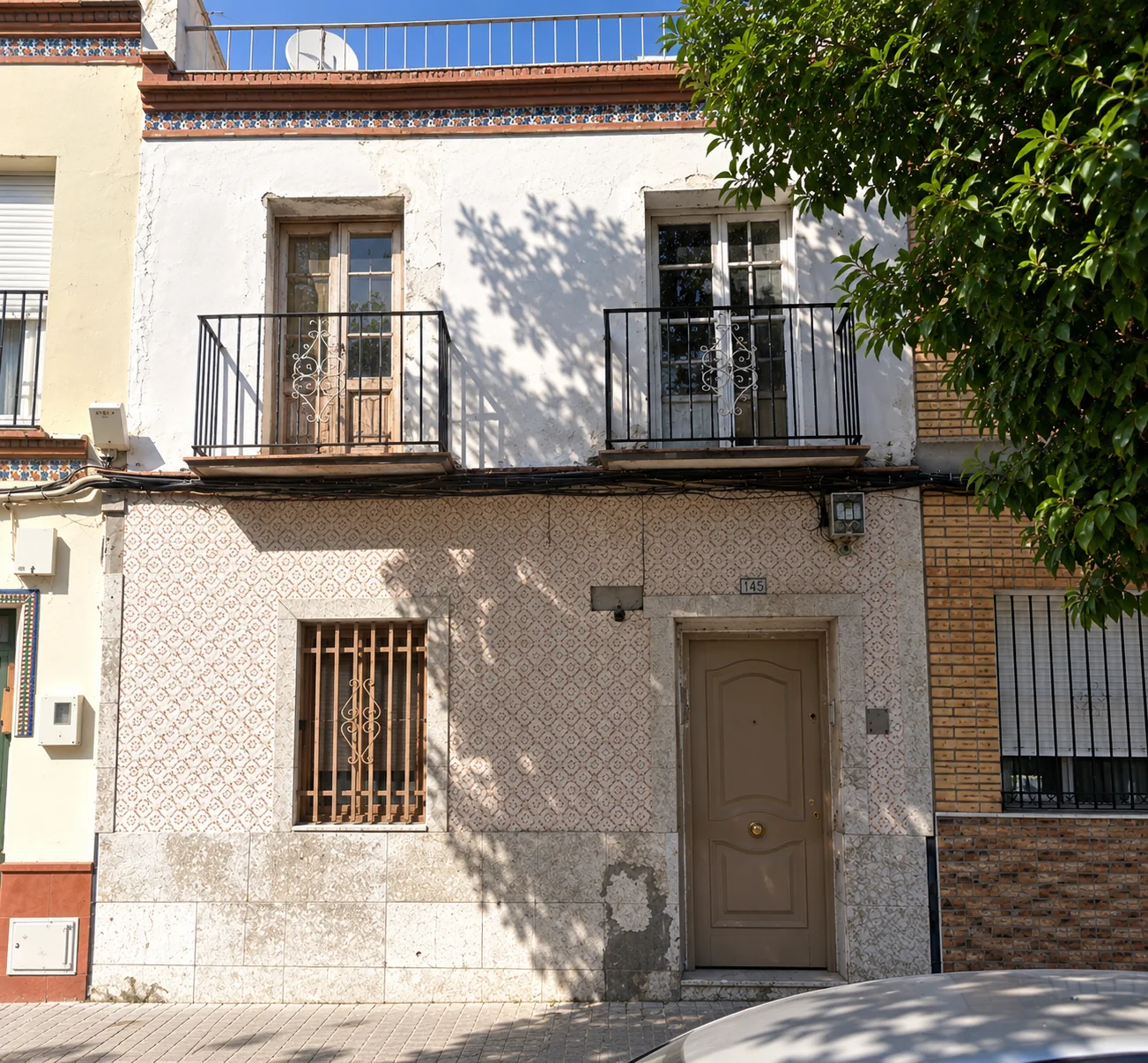 Fachada original de Calle Lisboa 145, Sevilla